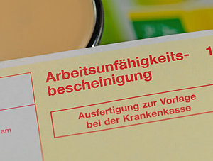 Arbeitsunf&auml;higkeitsbescheinigung