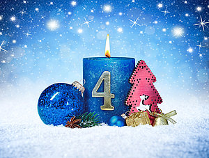 Kerze 4. Advent