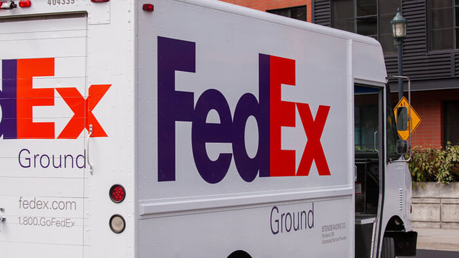 Lieferwagen FedEx Ground