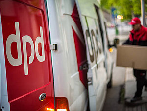 DPD Transporter Zustellung