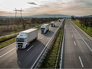 Lkw auf Straße