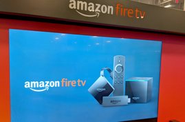 Amazon Fire-TV im Verkaufsdisplay