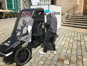 Cargo-Bike Loadster von Citkar stellt für Hermes zu