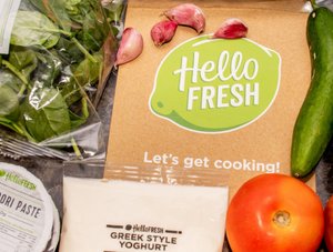 Hello Fresh ausgepackte Kochbox