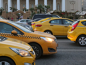 Taxis in Moskau