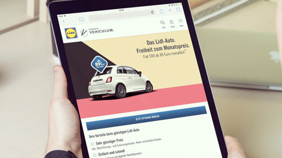 Lidl-Autos Pressebild