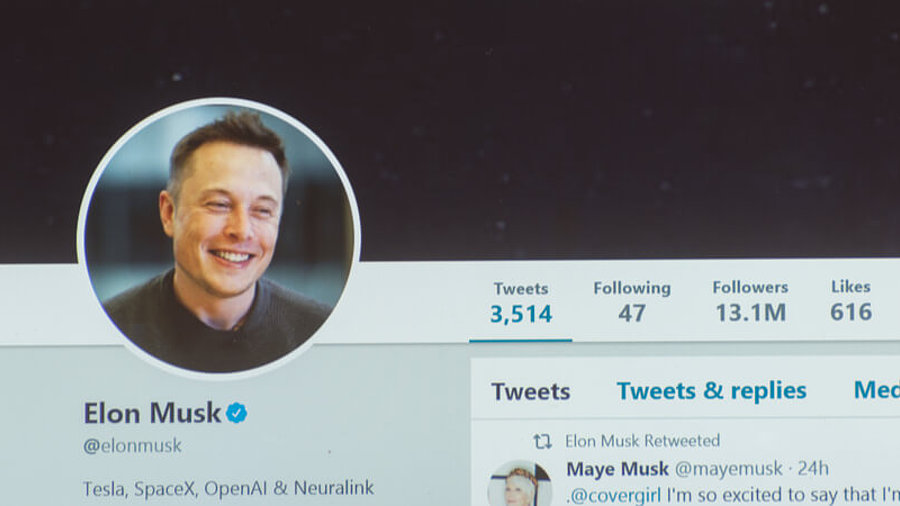 Elon Musk auf Twitter