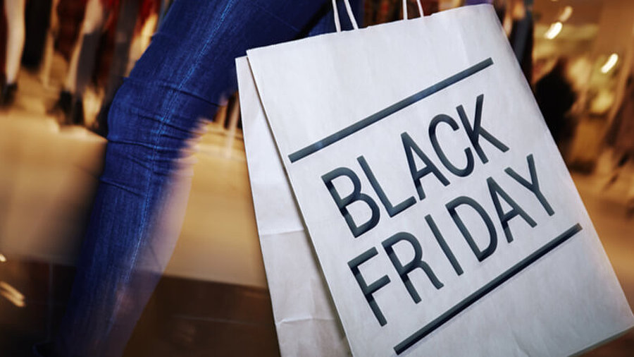 Shopping-T&uuml;te am Black Friday