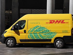 DHL GoGreen Elektrofahrzeug