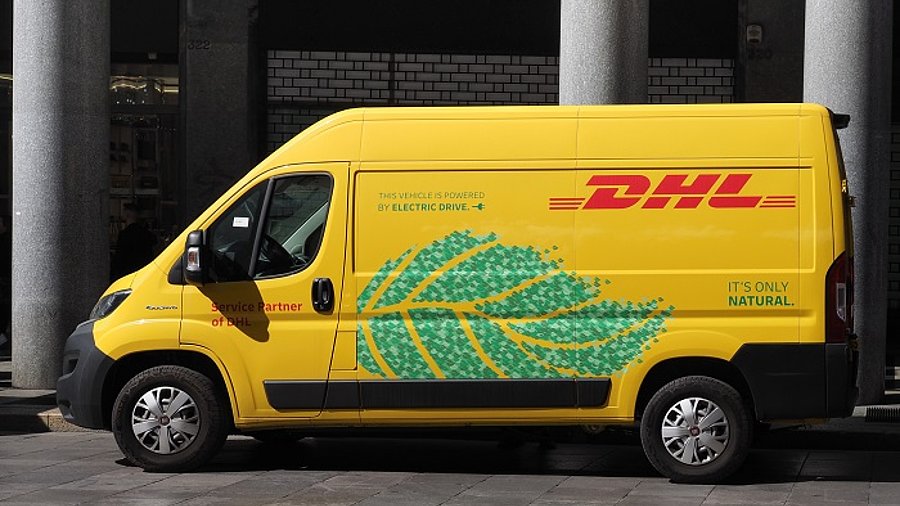 DHL GoGreen Elektrofahrzeug