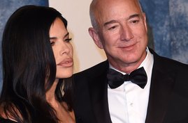 Amazon-Gründer Jeff Bezos mit seiner Partnerin Lauren Sanchez