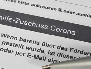 Antrag Soforthilfe-Zuschuss Corona