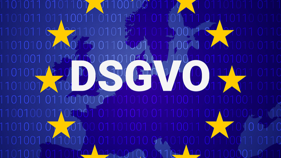 DSGVO Schriftzug