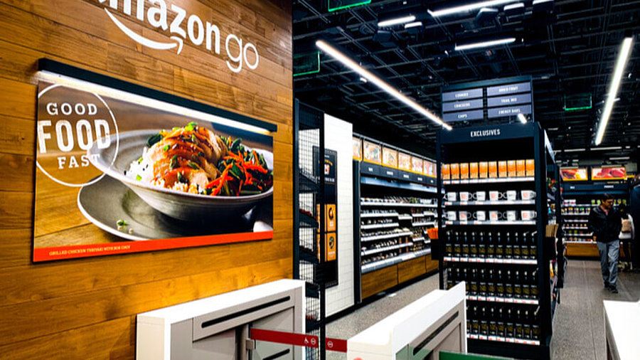 Filiale von Amazon Go: kassenloser Supermarkt