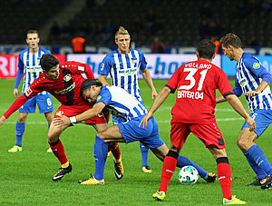 Fußball Bundesliga Leverkusen-Hertha