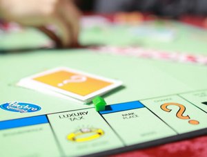 Beliebtes Gesellschaftsspiel der Firma Hasbro: Monopoly 