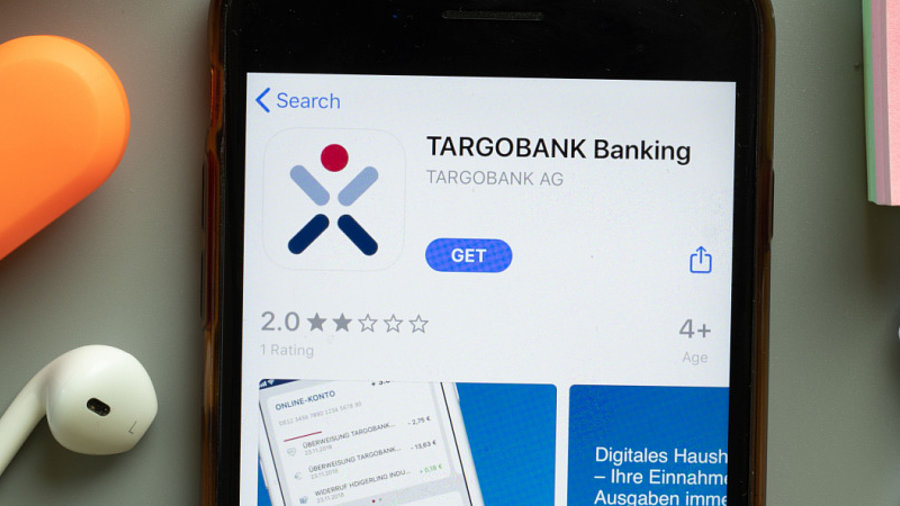 Targobank Banking auf Smartphone