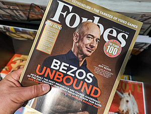 Bezos auf Forbes