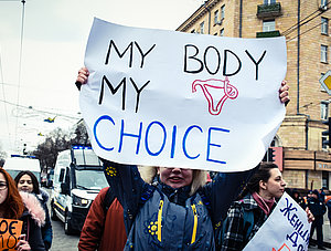 Protest zu Schwangerschaftsabbrüchen in den USA