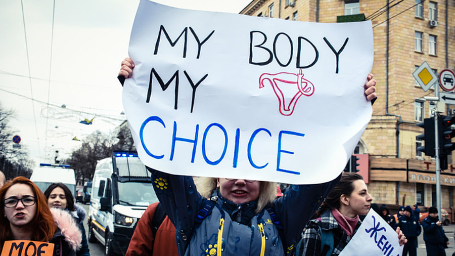 Protest zu Schwangerschaftsabbrüchen in den USA