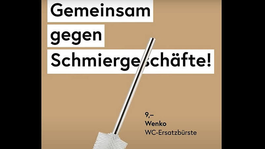 Kampagne mit Klob&uuml;rste