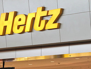 Filiale des Autovermieters Hertz