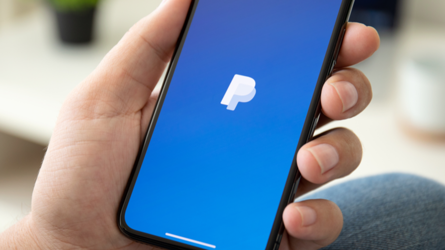 PayPal auf einem Smartphone