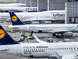 Lufthansa-Flugzeuge