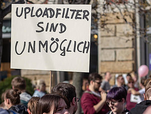 Protest gegen Uploadfilter