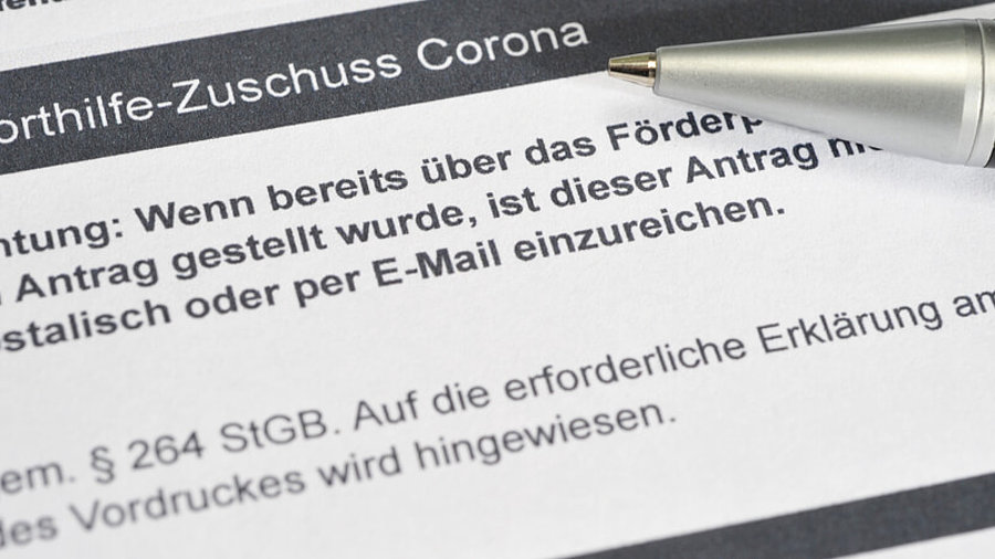 Antrag auf Corona-Soforthilfe