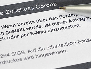 Antrag auf Corona-Soforthilfe