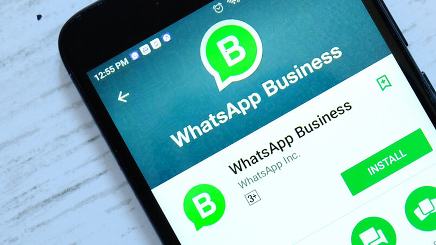 WhatsApp Business auf einem Smartphone