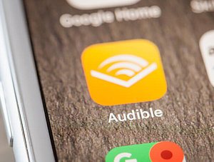 Audible-App auf einem Smartphone