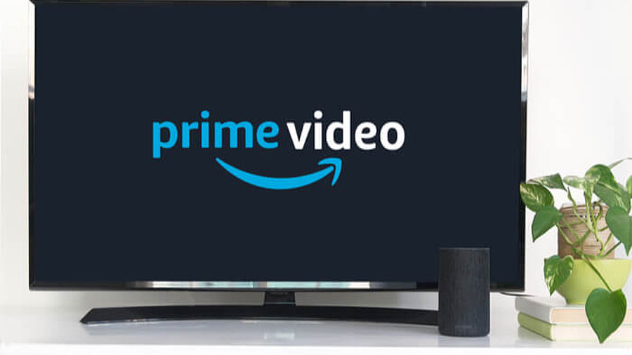 Fernseher, mit Prime-Video-Logo