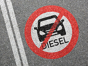 Dieselverbot Schild