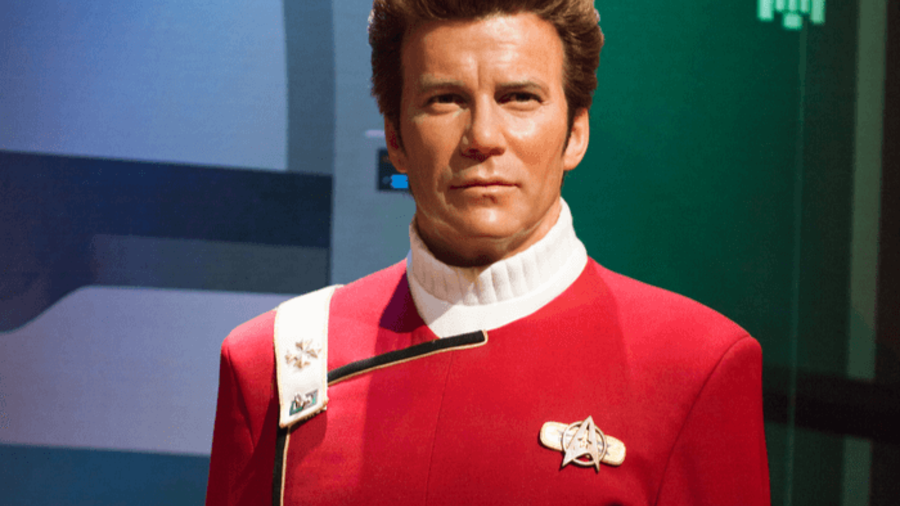 Captain Kirk als Wachsfigur