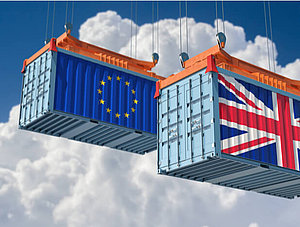 Frachtcontainer EU Großbritannien Brexit