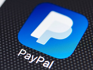 PayPal-App auf einem Smartphone