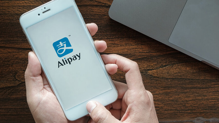 Alipay auf Smartphone 