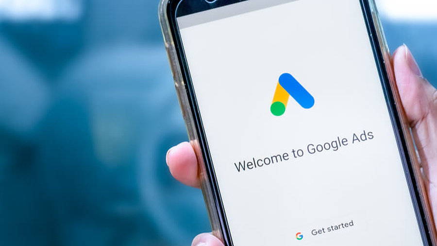 Smartphone Welcome to Google Ads