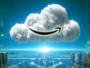 Amazon-Cloud: Das Amazon-Lächeln in einer Wolke über Servern