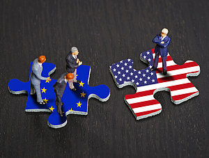 Puzzlestücke USA &amp; EU