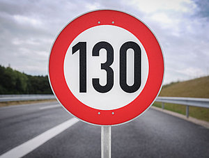 Schild 130 km/h