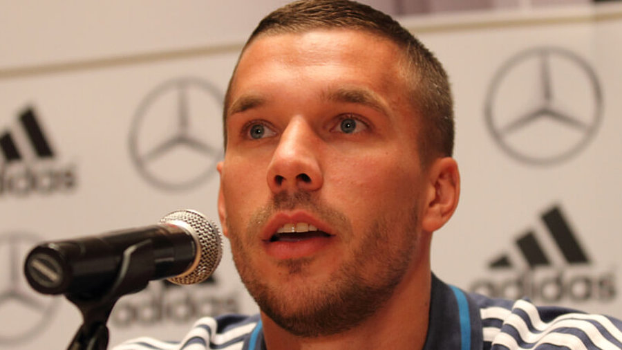 Lukas Podolski Pressekonferenz