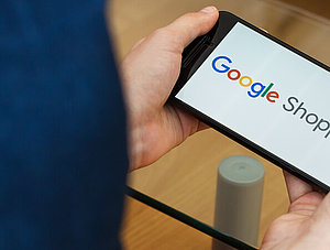 Google Shopping auf Smartphone