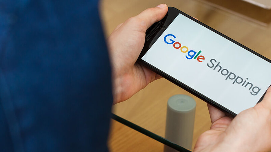 Google Shopping auf Smartphone