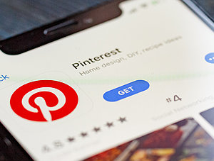 Pinterest auf Smartphone