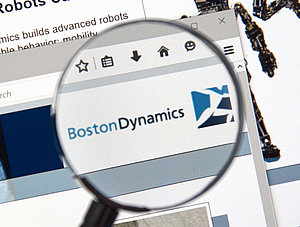 Webseite Boston Dynamics