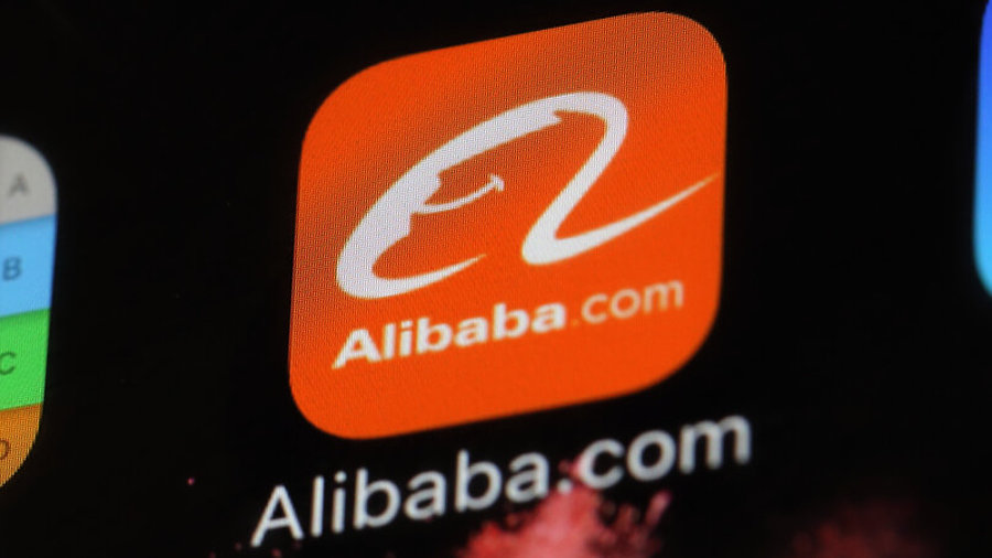 Alibaba-App auf einem Smartphone