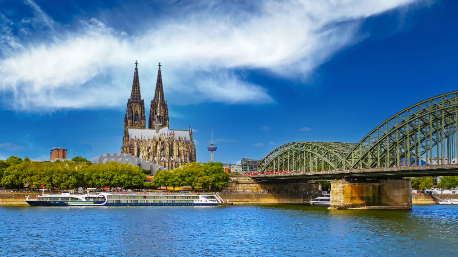 Skyline von K&ouml;ln mit Dom